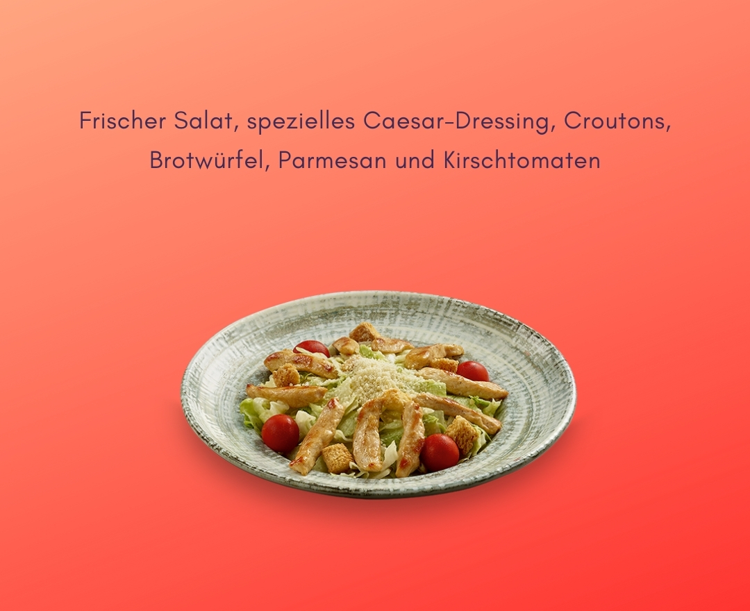 Caesar Huhn Salat